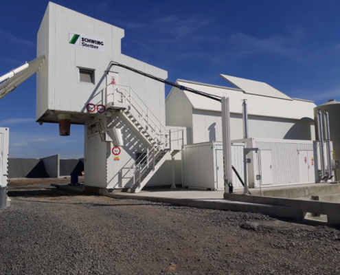 horizontálna betonáreň betonáreň H1 RS