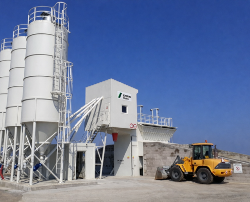 Betonarna Stetter M1 TZ Roudnice n. Labem Mobilná betonáreň Stetter